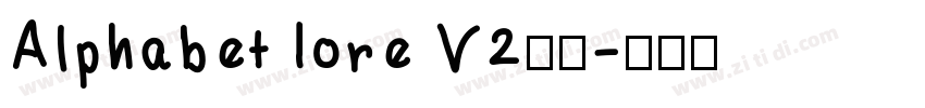 AIphabet lore V2彩色字体转换